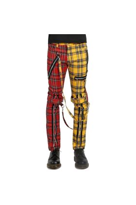 nuvoun-mens-split-leg-red-yellow-plaid-punk-bondage-pants